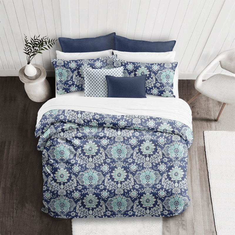 The Tailor's Bed Indali Blue/Aqua Coverlet / Bedspread Set Wayfair